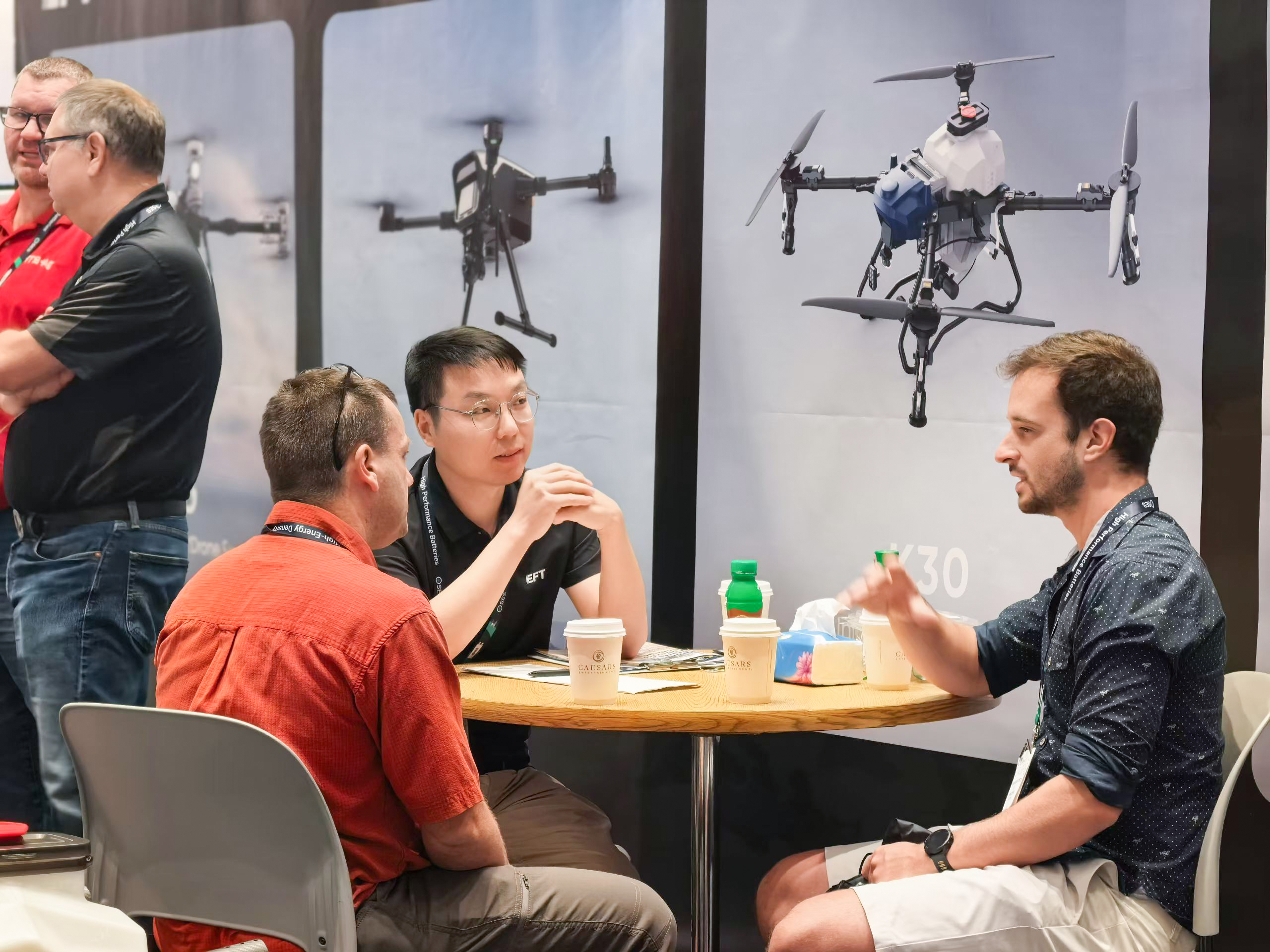 Interactions at the exhibition